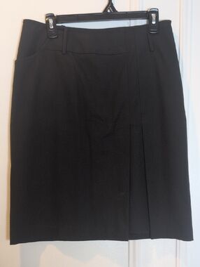 Shin Choi Black Pencil Skirt with Front Pleat